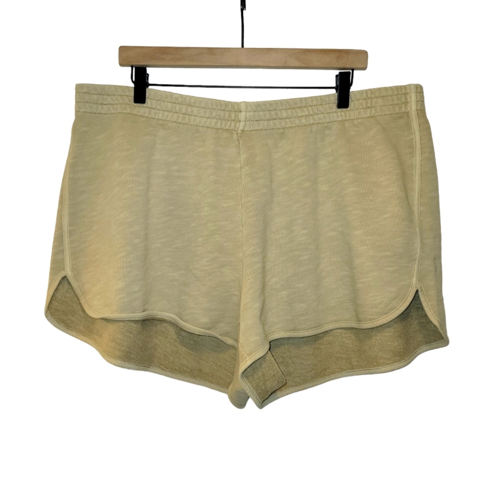 Madewell, NWT, MWL Curved Hem Sweatshorts, 100% Cotton, Women's sz 2x, L-16 Inch
